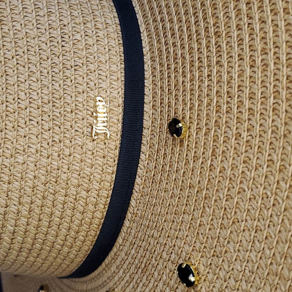 Juicy Couture ❤️NWT❤️ Wide Brimmed Jeweled Hat!❤️❤️❤️ - Picture 4 of 13